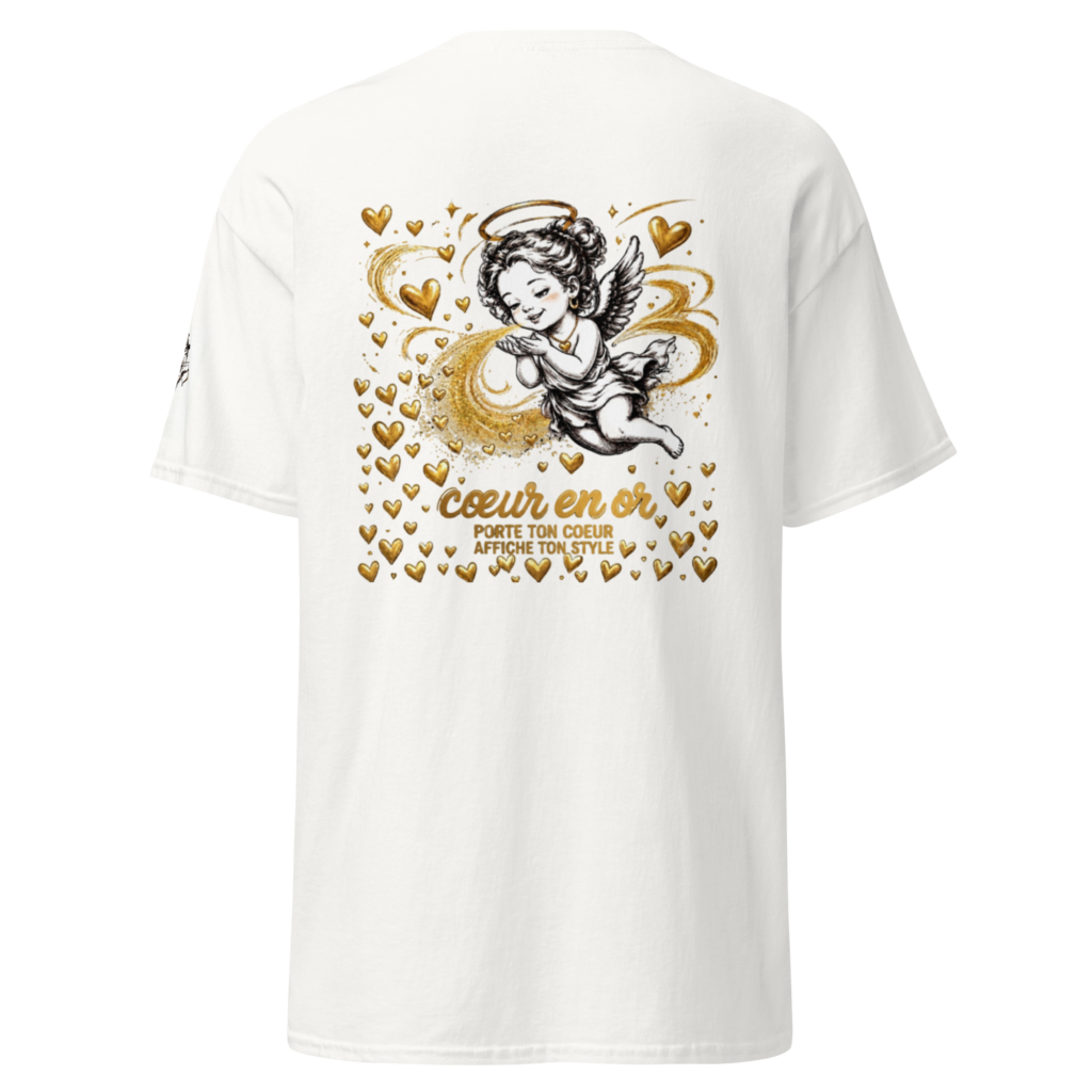T-Shirt Streetwear Premium Coton Bio - Cupidon Auréa